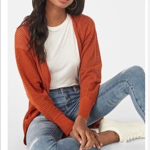 Mesh Stitch Cardigan Large